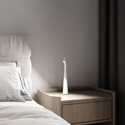 Ozarke Lumi Slim Rechargeable LED Desk Lamp, Portable Touch Table Lamp for Bedside Bedroom Decoration - Warm 3000K (White)