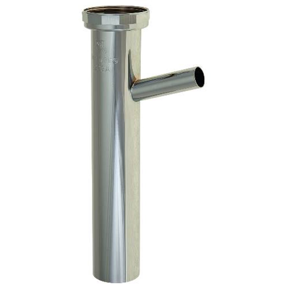 BRASS DISHWASHER TAILPIECE, CHROME, 22 GAUGE, 11/2 X 8" per 4 Each