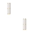 thumbnail image 4 of Moyic Portavasos para baño, elegante, duradero y respetuoso con el medio ambiente, cepillo de portátil, cepillo de de viaje, organizador de blanco 2Conjunto, 4 of 6