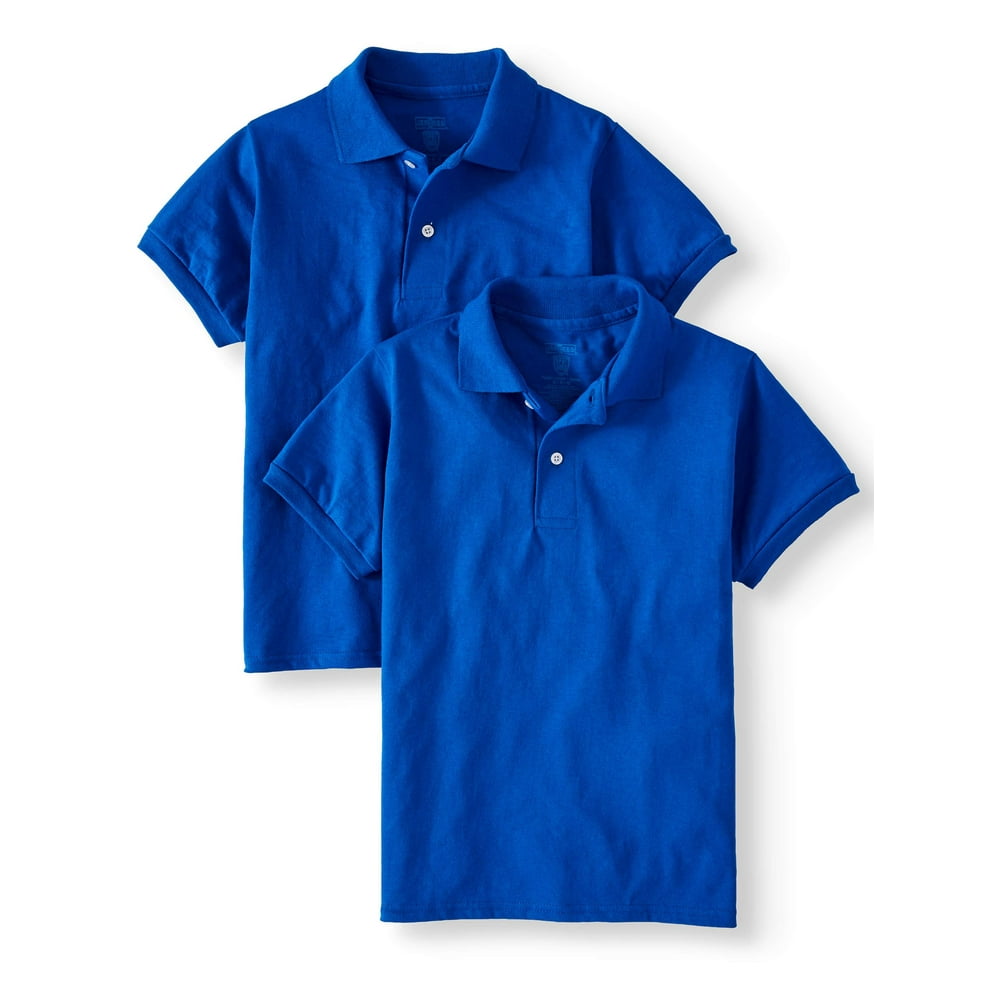 JERZEES - Jerzees Boys School Uniform SpotShield Short Sleeve Polo, 2 ...