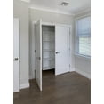 thumbnail image 3 of 44 in. x 80 in. Bi-Parting Solid Core Primed White Composite Double Prehung French Interior Door Bronze Hinges, 3 of 13
