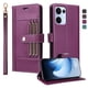 thumbnail image 5 of FOXDOCK Funda tipo Cartera para OPPO Reno 13 5G – Cubierta de Cuero PU con Múltiples Ranuras, Bolsillo para Efectivo y Correa de Muñeca, 5 of 6