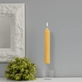 thumbnail image 2 of ROOT Unscented Grecian Collenettes Taper Candles, 9-Inch Tall, Box of 4, Butterscotch, 2 of 2