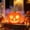 C, variant on LED Halloween Carved Pumpkin Lanterns, Colored Light, Scary Face, Plastic Lighted Pumpkin Lanterns for Halloween, Carved Scary Faces, For Desk Table Garden Indoor Outdoor, Battery Operated