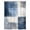 White，Gray Blue, variant on Navy Blue Grey Ombre Waterproof Fabric Shower Curtain,Modern Oil Painting Abstract Waterproof Fabric Shower Curtain for Bathroom Curtains Bathtubs Hotel Shower Curtains with 12 Hooks Extra Long 72x96