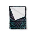 thumbnail image 2 of Grunge Soft Flannel Fleece Blanket, Hand Drawn Space and Cosmos Themed Arrow and Triangle Pattern Vintage Aztec Motifs, Cozy Plush for Indoor and Outdoor Use, 70" x 90", Multicolor, by Ambesonne, 2 of 5