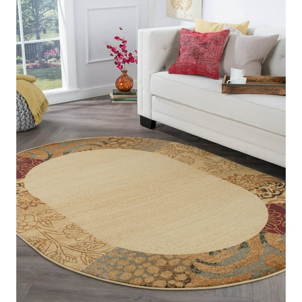 Bliss Rugs Salinas Transitional Indoor Oval Area Rug