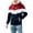 Watermelon Red, variant on SUYIDA Men's Pullover Hoodie Sweatshirt Zip Up Hooded Jacket Contrast Design Long Sleeve Casual Athletic Streetwear Top Warm Comfortable Outerwear for Everyday Wear Travel and Leisure