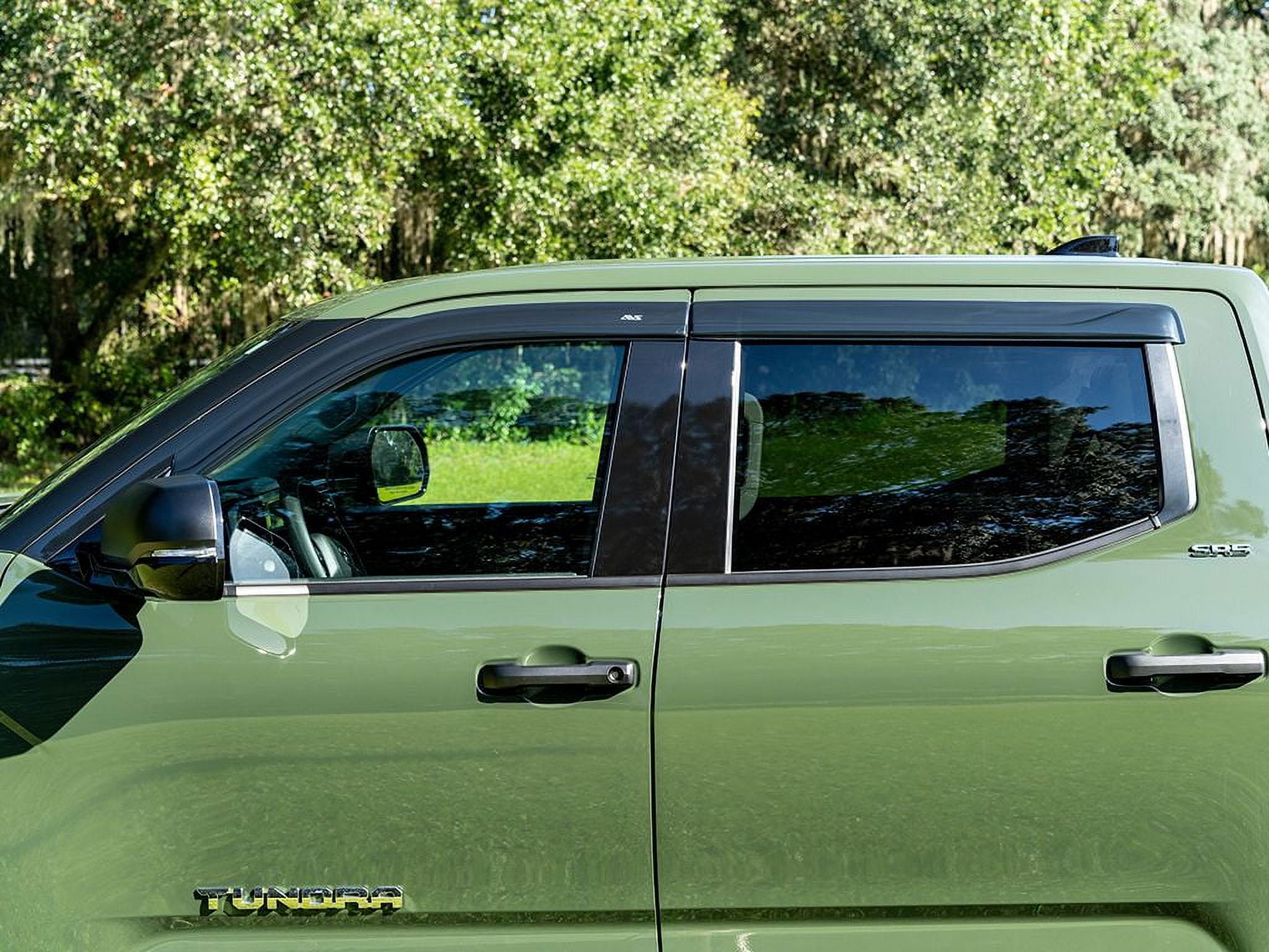 Auto VentShade (AVS) 894032 Lo Profile Vent Visors Smoke Front & Rear Set Fits 2018-2023 Chevy Traverse, 2024 Chevy Traverse Limited