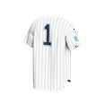 thumbnail image 3 of Unisex GameDay Greats  White #1 North Carolina Tar Heels Lightweight Baseball Fashion Jersey, 3 of 4
