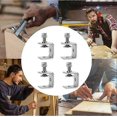 thumbnail image 3 of Stainless Steel Heavy Duty Clamp,4PCS C Clamps,0-25mm Heavy Duty C Clamp,Woodworking Fixing Clamp,Tiger Clamp with Wide Jaw for DIY Woodworking, M8-30, 3 of 5