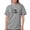 Gray, variant on - Psi Upsilon Flag T Shirt - Womens Comfort Colors® Shirt