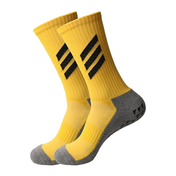 Calcetines Irfora Calcetines de fútbol para hombres y mujeres, calcetines deportivos antideslizantes, calcetines gruesos con empuñaduras atléticas para fútbol, baloncesto, deportes de carrera Irfora Calcetines