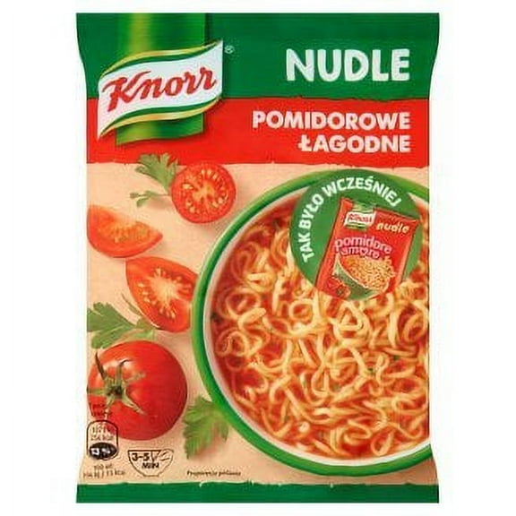 Knorr Nudle Pomidorowe Lagodne Instant Tomato Noodle Soup (3-Pack)