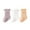 Orange, variant on Eltusu Baby Girls Cotton Socks, Breathable 3 Pieces Mid-Calf Soft Spring Fall Socks Gray Size 1-3 T