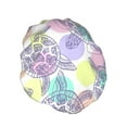 thumbnail image 2 of Disketp Sea Turtles Shower Caps,Reusable Shower Cap For Women, Double Layer Waterproof Hair Cap, Large Size For All Hair Lengths,For Girls Spa Home Salon Use, 2 of 9