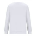 thumbnail image 6 of Womens Long Sleeve Tops Cotton Plus Size Fall Sweatshirt Casual Full Sleeve Round Neck Tops Loose Blouse Graphic Sweatshirt, 6 of 6