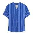 thumbnail image 4 of Zorckvet Womens Casual Shirts Button Down Loose Tops Short Sleeve Cotton Linen Blouses for Women Trendy, 4 of 5
