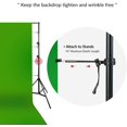 thumbnail image 2 of Julius Studio Mousseline de Fond Verte 6 Pi x 9 Pi, Écran de Fond avec 4 Clips pour Photo, 2 of 5