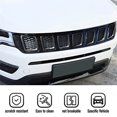 thumbnail image 3 of Insertos de malla de rejilla delantera negra para automóvil Kit de molduras de anillos para Compass MP 2017 2018 2019 2020, 3 of 5