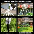 thumbnail image 2 of Halloween Spider Web Decorations for Outdoor  23ft x 16ft, 2 of 3