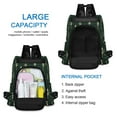 thumbnail image 6 of FORMRS Women's Travel Backpack Purse Anti-Theft Hidden Pockets Casual Shoulder Bag, Dark Green Plants, 6 of 7
