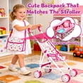 thumbnail image 4 of Chuvikid  Baby Doll Toy Set, Stroller Bed Highchair ,Convenient Handbag and Travel Storage Bag,Baby Doll Accessories Furniture Set for Girls Boys Gift Aged 3-12, 4 of 9