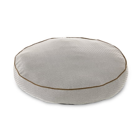 Vibrant Life Large Round Dog Bed, Gray, 36" x 36"