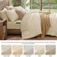 thumbnail image 6 of Twin XL Comforter Set, 5 Pieces Beige Seersucker Bed in a Bag Twin XL Soft All Seasons, Twin Size Bedding Set with Comforter, Flat Sheet, Fitted Sheet, 1 Pillow Sham, 1 Pillowcase, 6 of 14