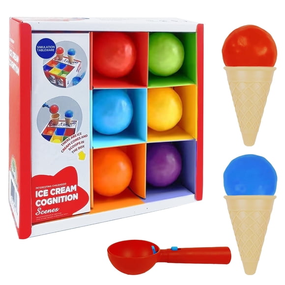 Juego Helados Rainbow Toyfrog K-105 Infantil 9 Piezas