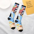 thumbnail image 6 of Saiise Bluey Funny Socks Men Women Boys Kids Adults Novelty Graphic Crew Tube Socks Crazy Design Casual Dress Socks for Sports,Running,Travel, 6 of 7
