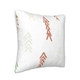 thumbnail image 2 of Square Throw Pillow Covers with Core, Abstract Pine Leaf Graffiti Pillows for Sofa Beds, 18"x18", 2 of 9