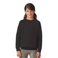 thumbnail image 2 of Kids Sweatshirt School Uniform Black Youth Sweatshirts for Boys Teen Girls Sweatshirt Plain Casual Pullover Sweater Size 6-8 10-12 14-16 18-20 - S M L XL - Age 6 to 20 Years Old, 2 of 3