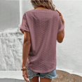thumbnail image 3 of Scyoekwg Womens Short Sleeve Tops Trendy Ladies Blouses Dressy Casual Going Out Tops Womens Summer Fashion Short Sleeve Loose Lightweight, 3 of 5
