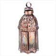thumbnail image 1 of 100 Copper Moroccan Candle Lamp, 1 of 1