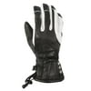 Snowmobile CKX Technoflex Leather Gloves Adult Large Black White Snow Winter Black, White L #621074