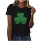 thumbnail image 1 of Mujeres Manga Corta de Verano Tops Impreso Sudadera Casual, Cuello Redondo Blusa Ligera para la Primavera Y el Verano, 1 of 4
