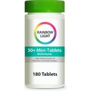 50+ Multivitamin | 180 Mini-Tablets | by Rainbow Light