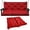 Red, variant on Outdoor Swing Cushions, Waterproof Bench Cushion 2-3 Seater, hickened Bench Cushion with Ties for Patio,Backyard,Garden and Lawn