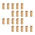 thumbnail image 1 of Wekity Écrous Moletés Filetage Femelle M5x7mm, 100 Pcs OD Laiton Fileté Insert Écrous d'Injection Joint Soudé Hydraulique Assortiment Kit pour Impression 3D Moulage par Injection-0621, 1 of 5