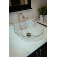 thumbnail image 4 of Clear Freeform Wave Glass Vessel Sink, 4 of 6