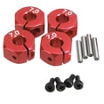thumbnail image 2 of Buje de rueda hexagonal CUTICAT 4PCS 12 mm rojo, 2 of 8