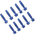 thumbnail image 1 of Jeu de Vis Autotaraudeuses, Alliage d'Aluminium Autotaraudeuse 10pcs pour Moto Bleu, 1 of 8