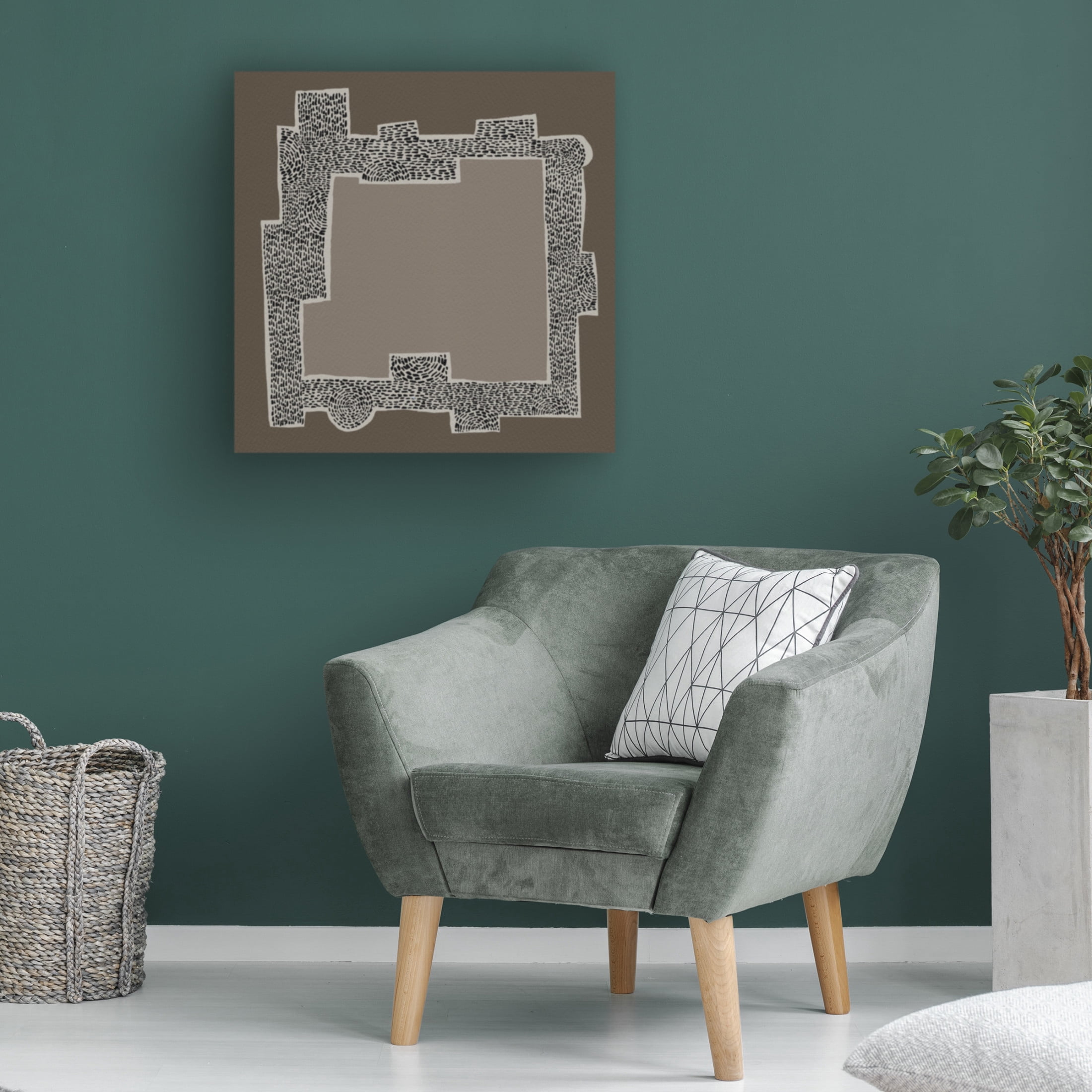 Trademark Fine Art Regina Moore  Neutral Stack I Canvas Wall Art