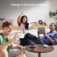 thumbnail image 4 of Cargador UGREEN Uno USB C de 100 W, 4 puertos GaN con pantalla LED, 4 of 7