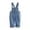 Blue, variant on Coerni Boys Trendy Denim Bib Overalls Sleeveless Button Strps Jean Rompers 1-10Y Kids One Piece Casual JumpsuitsBack to School