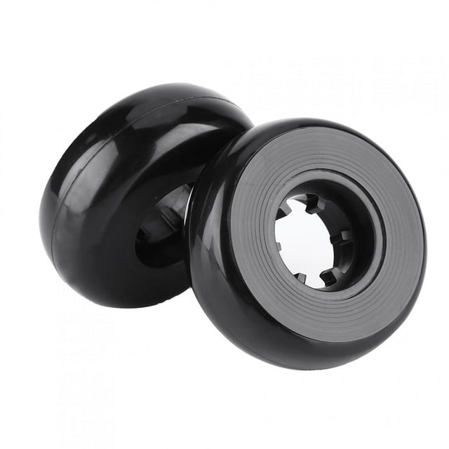 2Pcs Wear-Resistant Luggage Wheels Replacement , Black Rubber Wheel Roller Suitcase Repair Parts , Suitcase Wheel For Replacing Wheel Luggage