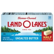 Land O Lakes Unsalted Butter in Half Sticks, 4 half sticks, 8 oz pack
