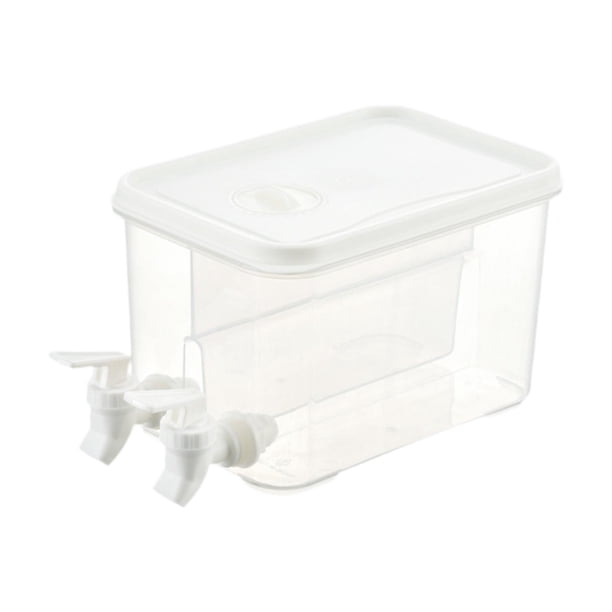 Dispensadores de bebidas frías y zumos, dispensadores de bebidas tipo hervidor para fiestas. Blanco 3L