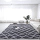 thumbnail image 1 of Alfombra peluda para dormitorio, sala de estar, dormitorio, antideslizante, suave y esponjosa (negro claro, 60 x 200 cm), 1 of 4